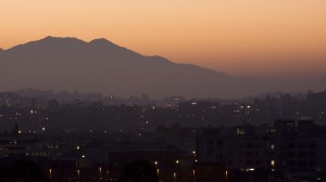 Sunrise over Los Angeles