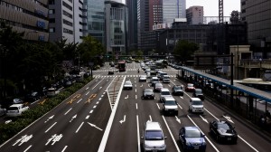 Street in Umeda Osaka Japan