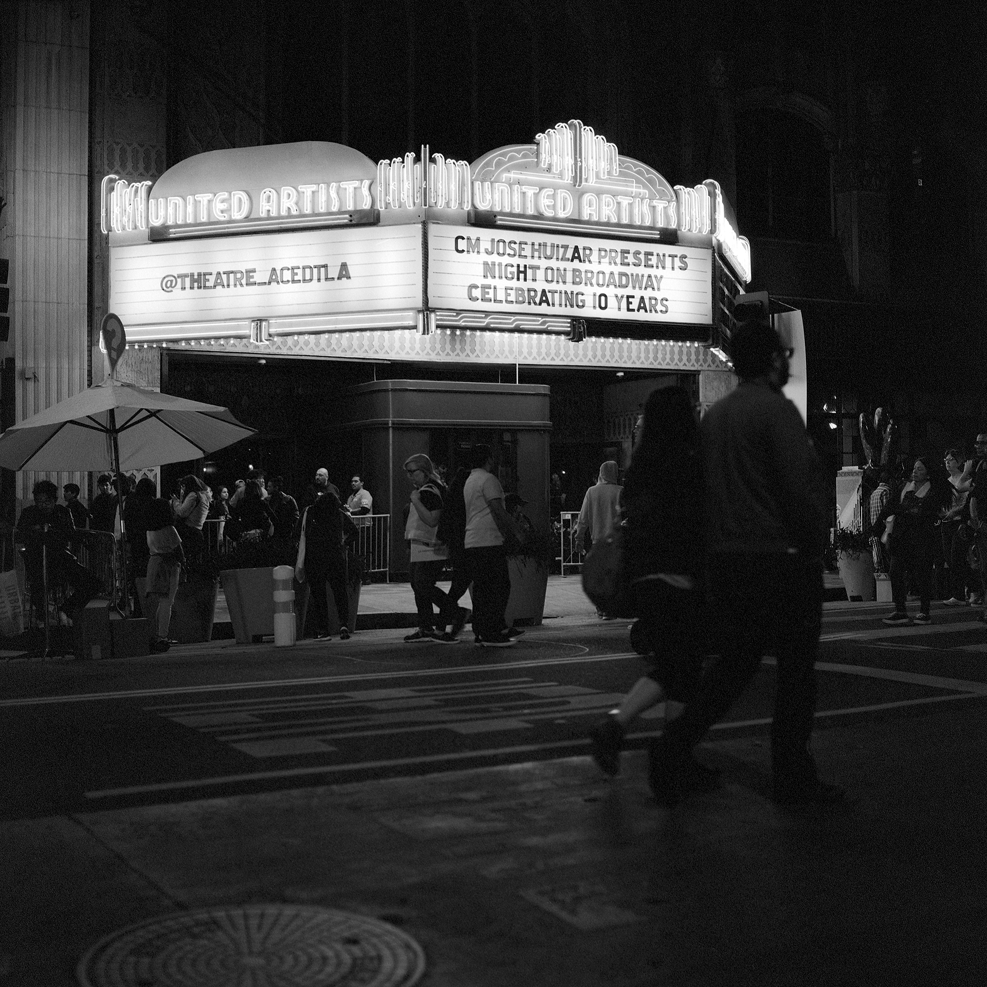 Ace Hotel Theater during the 10th anniversary of night on Broadway