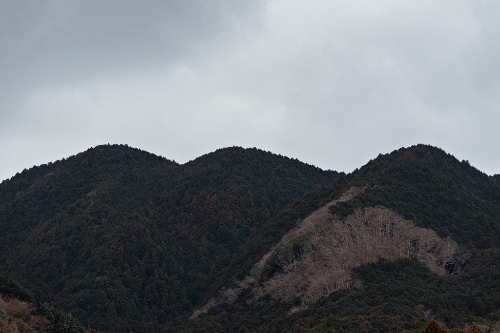 Mountain tops in Nara prefecture