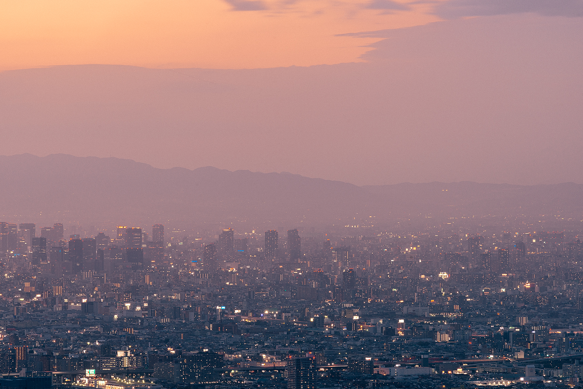 Looking out over Nara